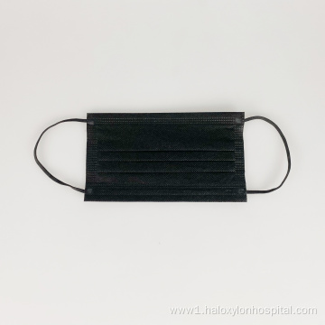 Disposable Surgical Black Face Mask with Earloop